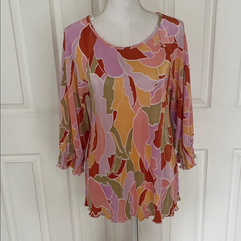 New Halogen Blouse geometric pullover Canyon Sunset Nordstrom
